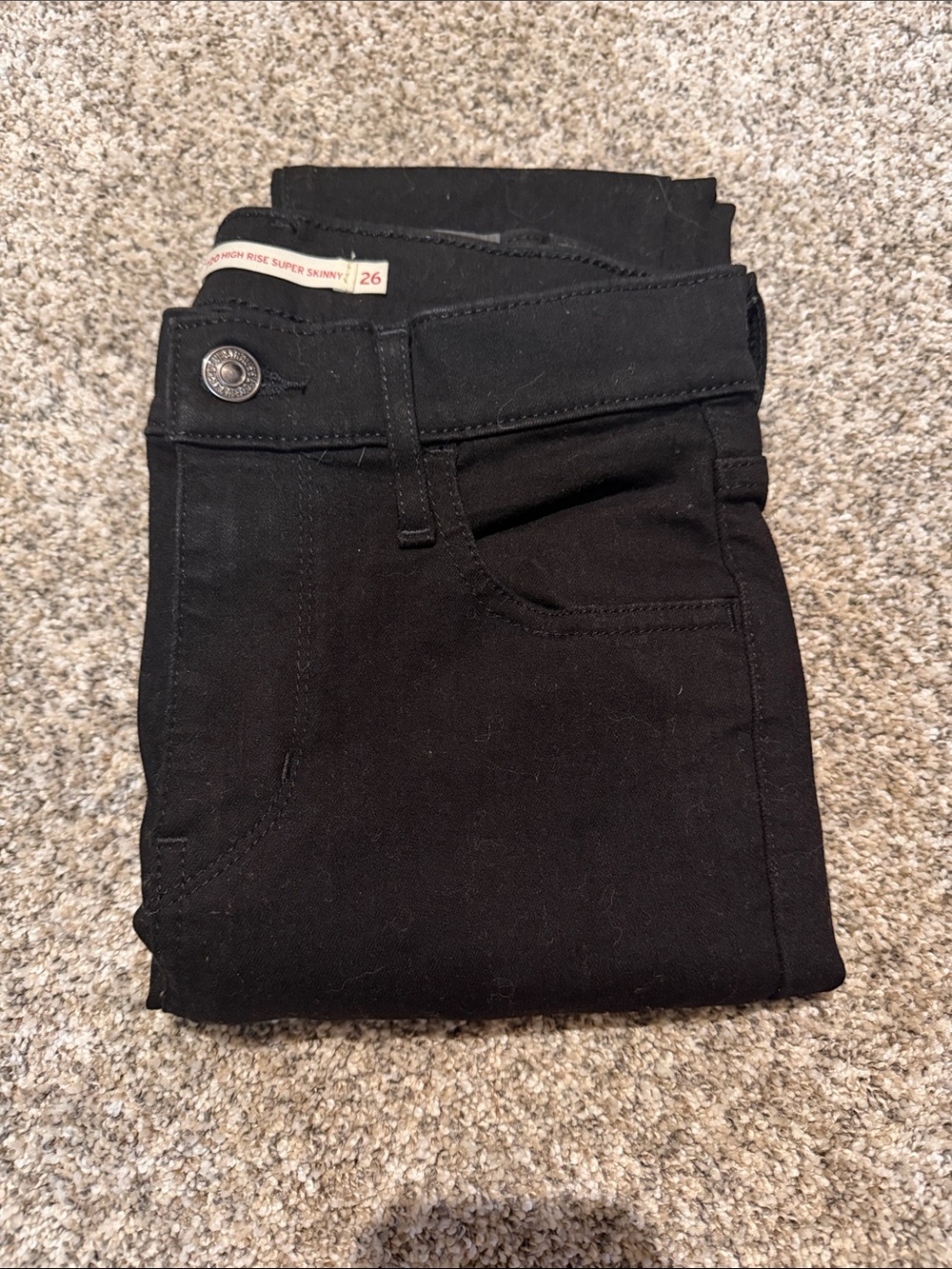 Levi's Black Skinny Jeans for Women